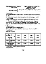 Đề kiểm tra chất lượng học kì II môn Địa lí lớp 9 - Năm học 2016-2017 - Phòng GD & ĐT Châu Thành